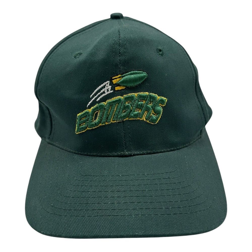 Vintage Green Bay Bombers Hat Cap Indoor Football League IFL AFL 90s Defunct